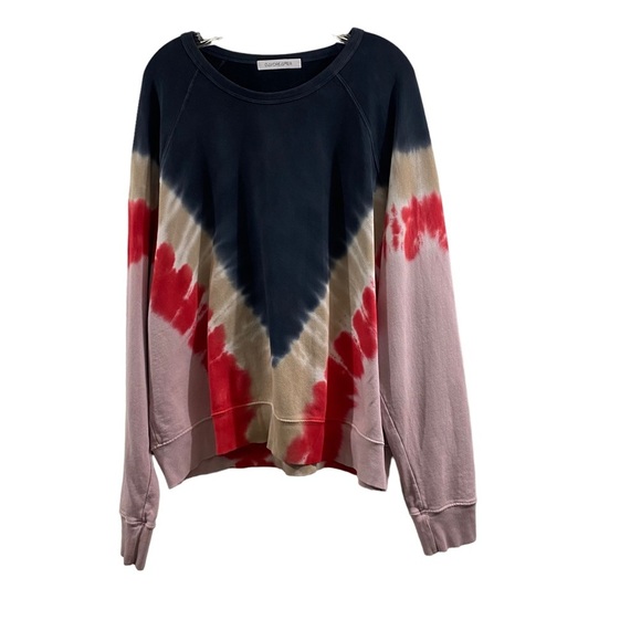 Daydreamer Flying Varsity Crewneck Sweatshirt Black Combo Soft French Terry XL - Picture 3 of 12